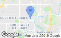 Map of Elbow Park, AB